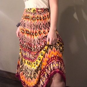 Flowy Colorful Skirt Sz. S